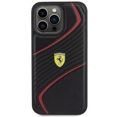 Ferrari FEHCP15XPTWK iPhone 15 Pro Max 6.7" czarny|black hardcase Twist Metal Logo цена и информация | Чехлы для телефонов | kaup24.ee