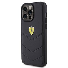 Ferrari FEHCP15XRDUK iPhone 15 Pro Max 6.7" czarny|black hardcase Quilted Metal Logo цена и информация | Чехлы для телефонов | kaup24.ee