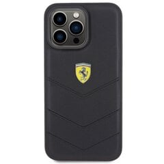 Ferrari FEHCP15XRDUK iPhone 15 Pro Max 6.7" czarny|black hardcase Quilted Metal Logo цена и информация | Чехлы для телефонов | kaup24.ee