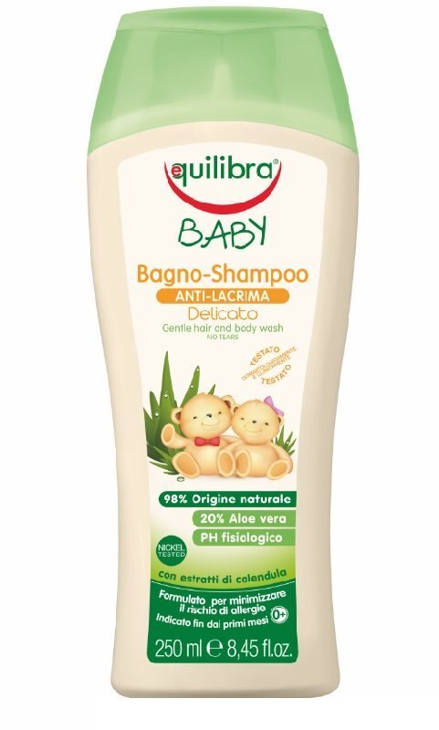 Õrn šampoon-puhastaja Equilibra Baby Bagno Anti-Lacrima lastele 250 ml hind ja info | Laste ja ema kosmeetika | kaup24.ee