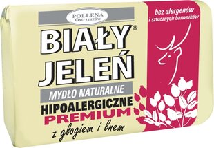 Looduslik seep Bialy Jelen Premium Glog & Len 100 g цена и информация | Мыло | kaup24.ee