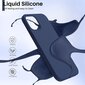 Telefoniümbris Liquid Silicone 1.5mm Xiaomi Redmi Note 12S tumesinine цена и информация | Telefoni kaaned, ümbrised | kaup24.ee