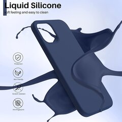 Чехол Liquid Silicone 1.5mm Xiaomi Redmi 9A/9AT темно синий цена и информация | Чехлы для телефонов | kaup24.ee