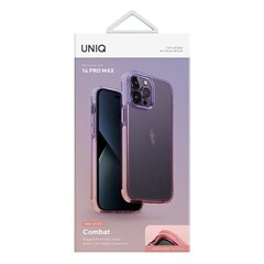 UNIQ etui Combat Duo iPhone 14 Pro Max 6,7" liliowo-różowy|lilac lavender-pink цена и информация | Чехлы для телефонов | kaup24.ee