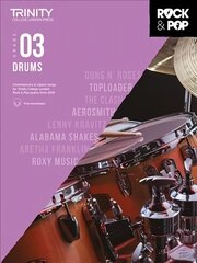 Trinity College London Rock & Pop 2018 Drums, Grade 3 hind ja info | Kunstiraamatud | kaup24.ee