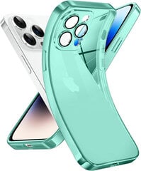 Soundberry transparent silicone  Apple iPhone 14 Pro Max green цена и информация | Чехлы для телефонов | kaup24.ee