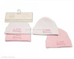 Mütside komplekt beebile, roosa цена и информация | Шапки, перчатки, шарфики для новорожденных | kaup24.ee