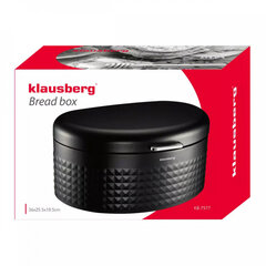 Хлебница Klausberg, черная цена и информация | Столовые и кухонные приборы | kaup24.ee