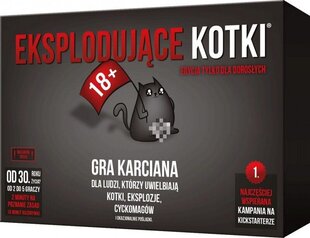 Настольная игра Rebel Exploding Kittens Только для взрослых, Польский цена и информация | Настольные игры, головоломки | kaup24.ee