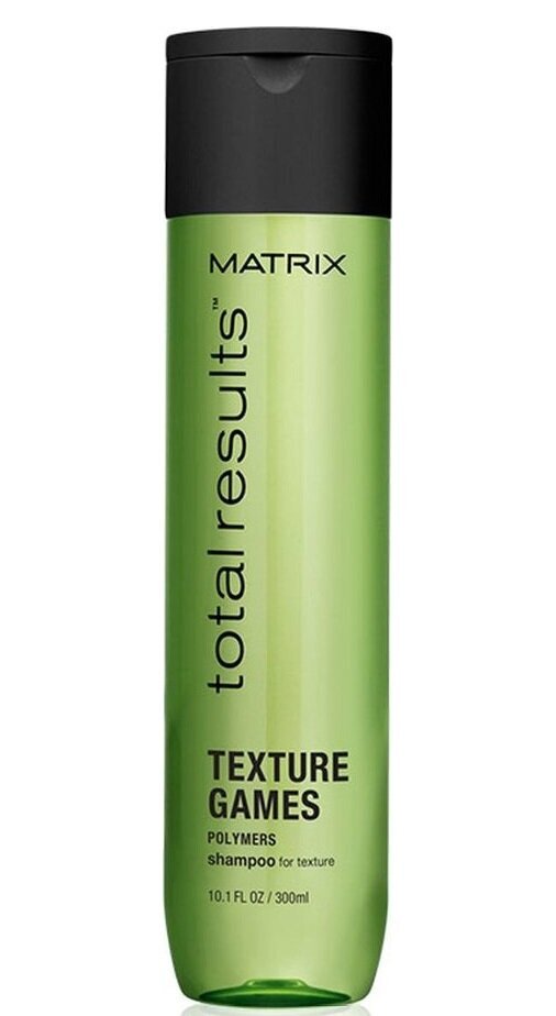 Kohevust andev šampoon polümeeridega Matrix Total Results Texture Games 300 ml hind ja info | Šampoonid | kaup24.ee