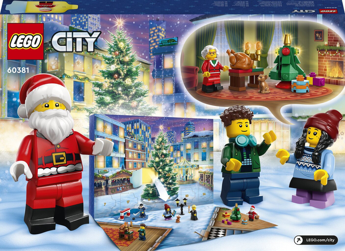 60381 LEGO® City 2023 advendikalender hind ja info | Klotsid ja konstruktorid | kaup24.ee