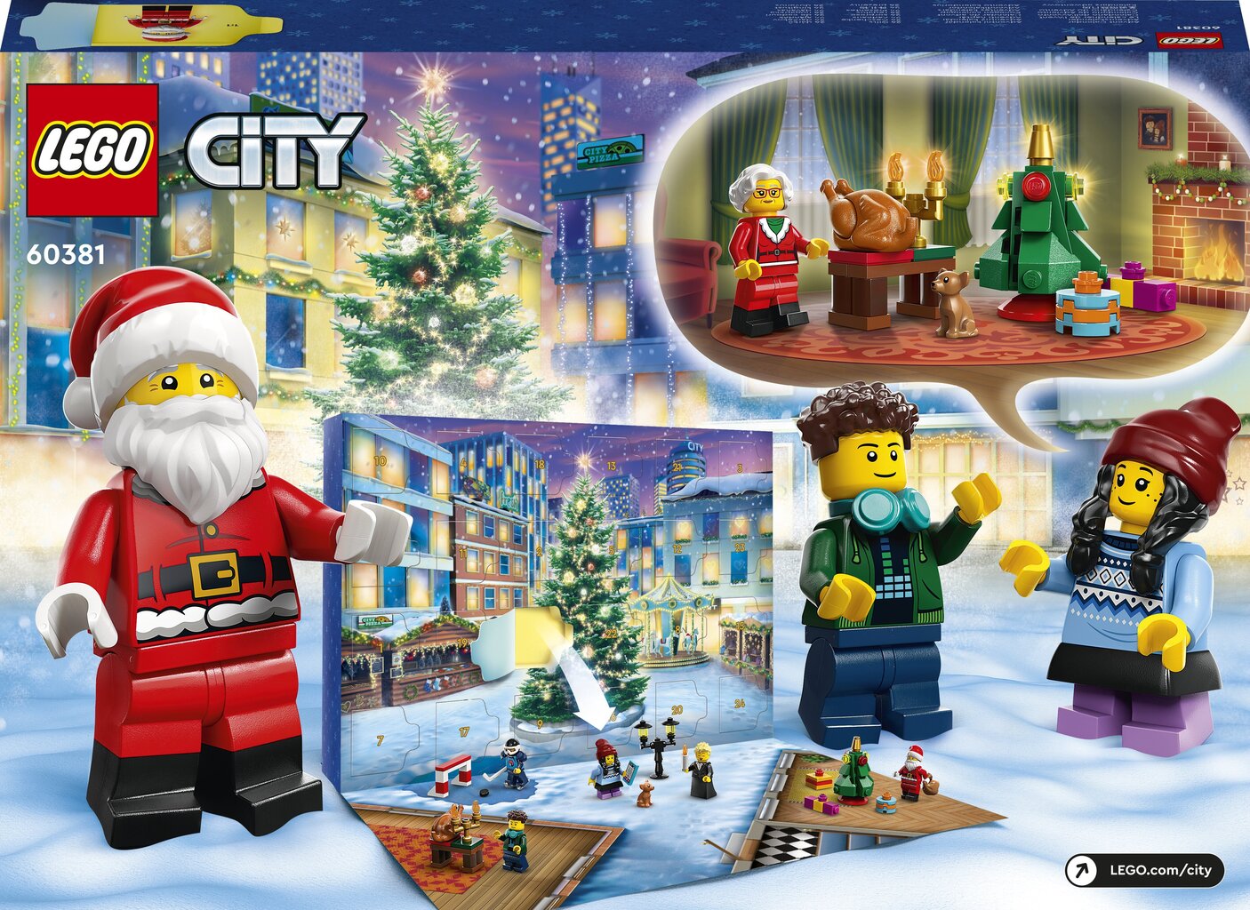 60381 LEGO® City Адвент-календарь на 2023 год цена | kaup24.ee