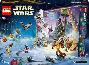 75366 LEGO® Star Wars Адвент-календарь на 2023 год цена и информация | Конструкторы и кубики | kaup24.ee