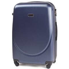 Большой чемодан Wings 310 L, 4 колесика, темно-синий цена и информация | Чемоданы, дорожные сумки | kaup24.ee