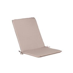 Подушка на стул OHIO, 43x90x2.5 см, непромокаемая, бежевая цена и информация | Подушки, наволочки, чехлы | kaup24.ee