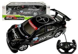 Kaugjuhitav sportauto Fast Hot Racing, must hind ja info | Poiste mänguasjad | kaup24.ee