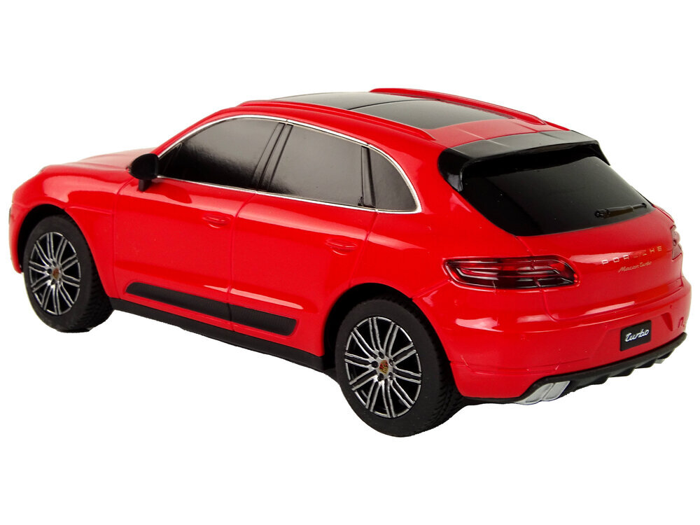 Kaugjuhitav auto Porsche Macan Turbo, 1:24, punane hind ja info | Poiste mänguasjad | kaup24.ee