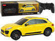 Kaugjuhitav auto Porsche Macan Turbo, 1:24, kollane цена и информация | Poiste mänguasjad | kaup24.ee