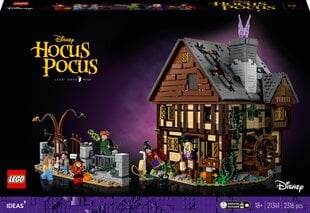 21341 Lego® Ideas „Disney“ „Hocus Pocus“: Sandersoni õdede maja hind ja info | Klotsid ja konstruktorid | kaup24.ee