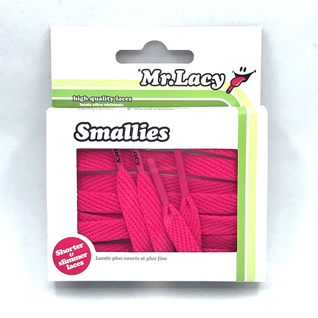 Mr.Lacy Smallies lapikud kingapaelad, roosa, 90 cm hind ja info | Rõivaste ja jalatsite hooldus | kaup24.ee