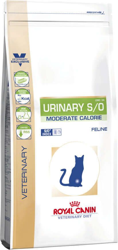Royal Canin ülekaalulistele kassidele Vet Cat Urinary, 1,5 kg цена и информация | Kuivtoit kassidele | kaup24.ee