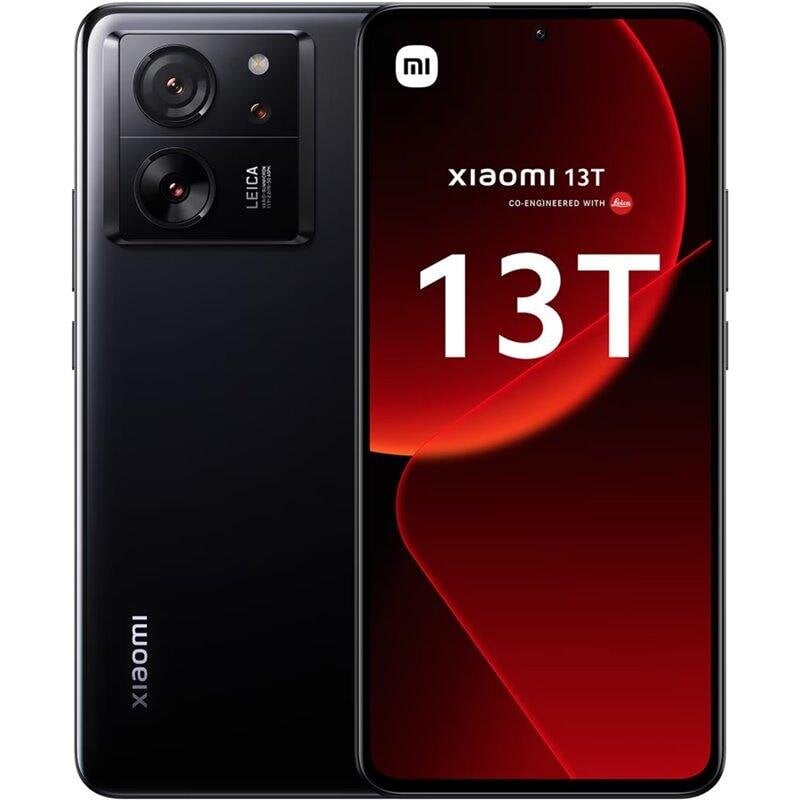 Xiaomi 13T 5G 8/256GB MZB0EK5EU Black цена и информация | Telefonid | kaup24.ee