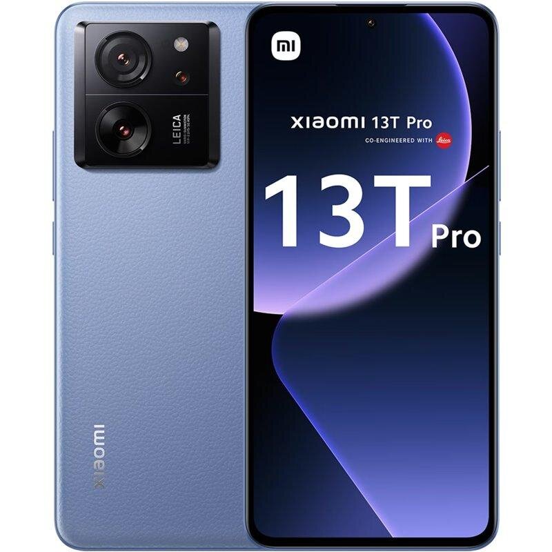 Xiaomi 13T Pro 5G 12/512GB MZB0EJQEU Alpine Blue цена и информация | Telefonid | kaup24.ee