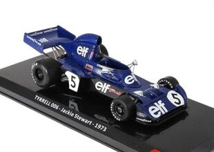 TYRRELL 006 - Jackie Stewart - 1973 World Champion HACHETTE 1:24 FOR027 цена и информация | Коллекционные модели автомобилей | kaup24.ee