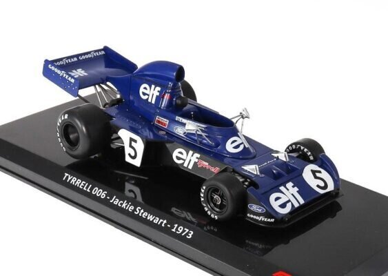 TYRRELL 006 - Jackie Stewart - 1973 World Champion HACHETTE 1:24 FOR027 цена и информация | Mudelautode kollektsioneerimine | kaup24.ee