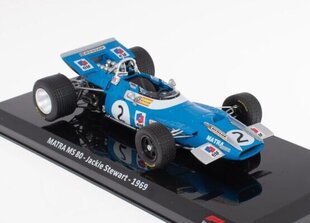MATRA MS 80 - Jackie Stewart - 1969 World Champion HACHETTE 1:24 FOR040 цена и информация | Коллекционные модели автомобилей | kaup24.ee