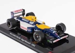 WILLIAMS FW 14B - Nigel Mansell - 1992 World Champion HACHETTE 1:24 FOR047 цена и информация | Коллекционные модели автомобилей | kaup24.ee