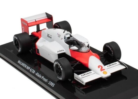 McLAREN MP 4/2B - Alain Prost -1985 World Champion HACHETTE 1:24 FOR014 цена и информация | Mudelautode kollektsioneerimine | kaup24.ee