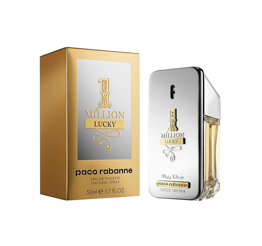 Tualettvesi Paco Rabanne 1 Million Lucky EDT meestele 50 ml hind ja info | Meeste parfüümid | kaup24.ee