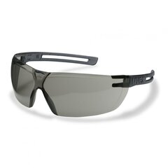 Защитные очки Uvex X-fit, серые линзы, покрытие Suravision Excellence (Anfi Scratch, Anti Fog), черный наушник цена и информация | Головные катушки | kaup24.ee
