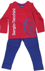 Pidžaama poistele Sergio Tacchini mod.2433 Red-Marine цена и информация | Пижамы, халаты для мальчиков | kaup24.ee