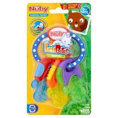 Närimisvõtmed Nuby, alates 3 kuust, sinine käepide цена и информация | Прорезыватели | kaup24.ee