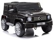 Mercedes G500 ühekohaline elektriauto lastele, must цена и информация | Laste elektriautod | kaup24.ee