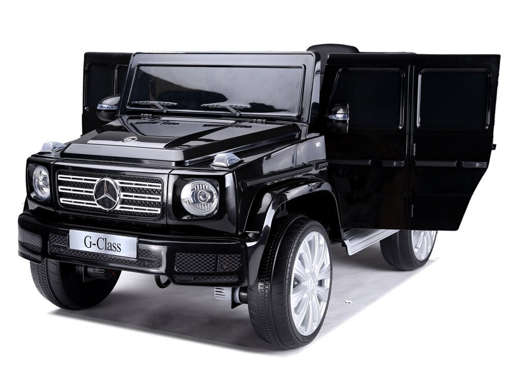 Mercedes G500 ühekohaline elektriauto lastele, must цена и информация | Laste elektriautod | kaup24.ee