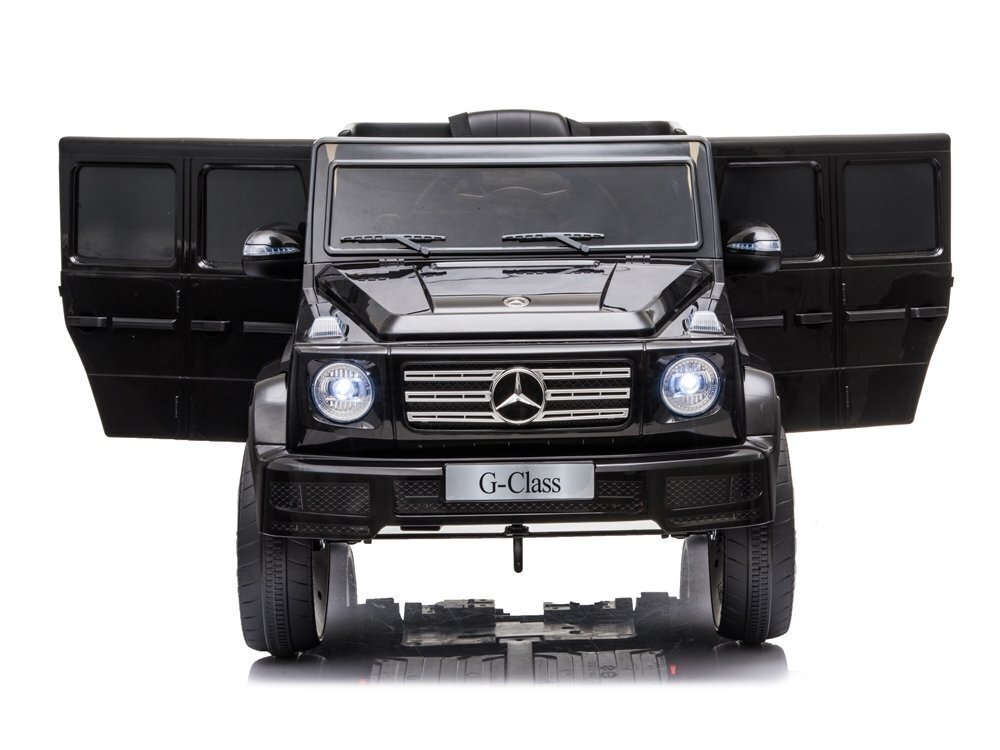 Mercedes G500 ühekohaline elektriauto lastele, must цена и информация | Laste elektriautod | kaup24.ee