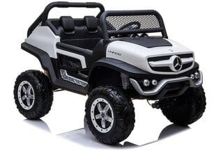 Mercedes Unimog elektriauto lastele, valge hind ja info | Laste elektriautod | kaup24.ee