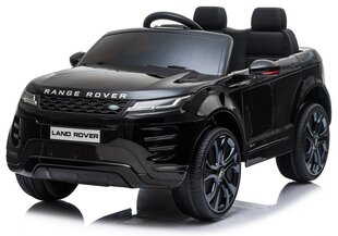 Детский электромобиль Range Rover Evoque, черный цена и информация | Электромобили для детей | kaup24.ee