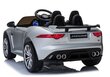 Jaguar F-Type elektriauto lastele, hõbedane hind ja info | Laste elektriautod | kaup24.ee