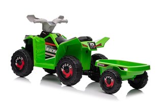 XMX630T Elektriline Quad Bike koos järelhaagisega lastele, roheline hind ja info | Laste elektriautod | kaup24.ee