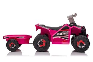 XMX630T Elektriline Quad Bike koos järelhaagisega lastele, roosa hind ja info | Laste elektriautod | kaup24.ee