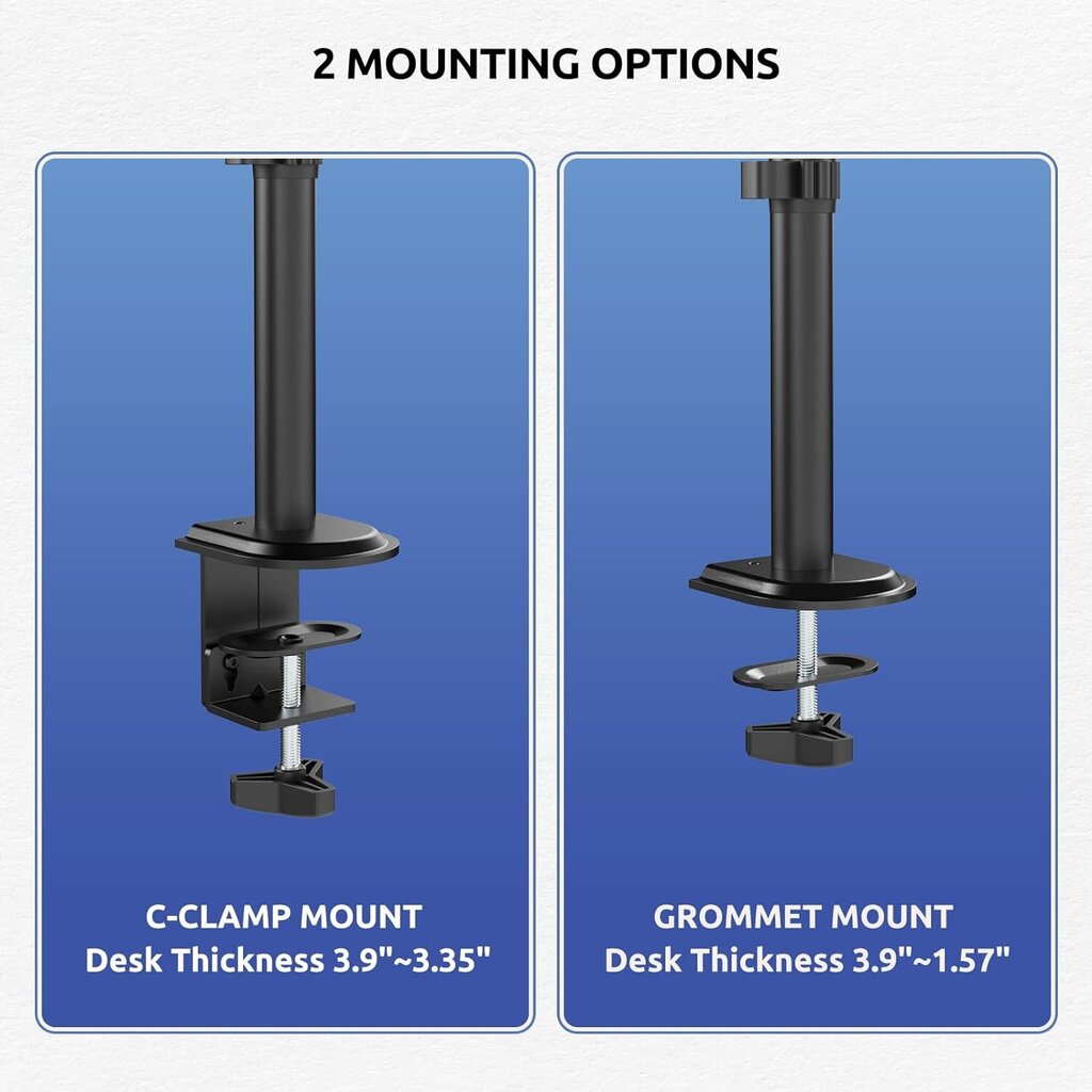 Kinnitus 3 EasyMount, 17-32", Vesa 75x75mm/100x100mm, reguleeritav 9kg ühe klambri kohta цена и информация | Teleri seinakinnitused ja hoidjad | kaup24.ee