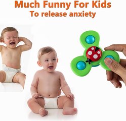 Uulzzor Spinner Iminapaga laste spinnerite komplekt beebidele, kõristi. 3 tk hind ja info | Imikute mänguasjad | kaup24.ee