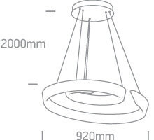 ONELight подвесной светильник LED Cloud 63112/W цена и информация | Люстры | kaup24.ee