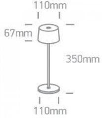 ONELight настольный светильник Trendy LED 61082A/W цена и информация | Настольная лампа | kaup24.ee