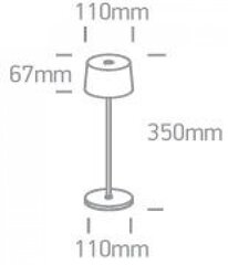 ONELight настольный светильник Trendy LED 61082A/BR цена и информация | Настольные лампы | kaup24.ee