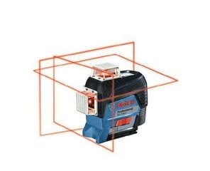 Bosch 3-Way Line Laser GLL 3-80 C + Hoidik BM 1 + L-Boxx hind ja info | Käsitööriistad | kaup24.ee